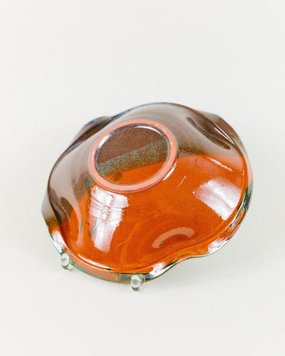 Vintage fruit bowl ceramic Spanish design 60s 70s