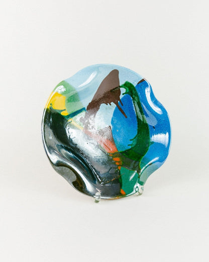 Vintage fruit bowl ceramic Spanish design 60s 70s