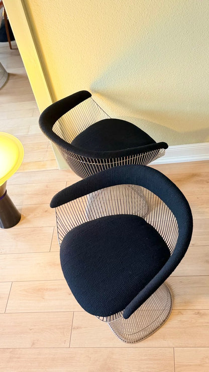Set von 2 Armlehnstühle "Wire Chair" von Warren Platner für Knoll