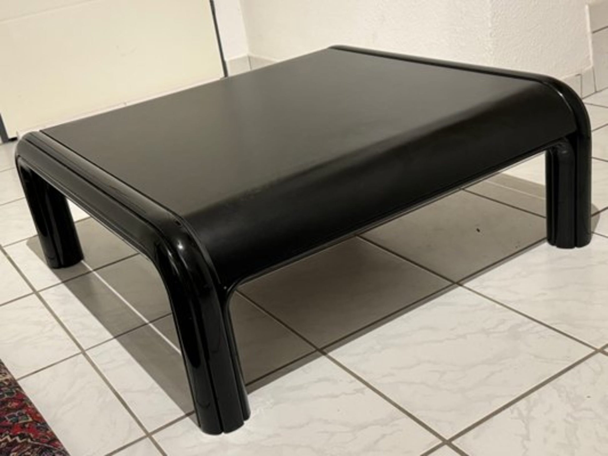 Vintage Tisch Orsay von Gae Aulenti für Knoll International schwarz