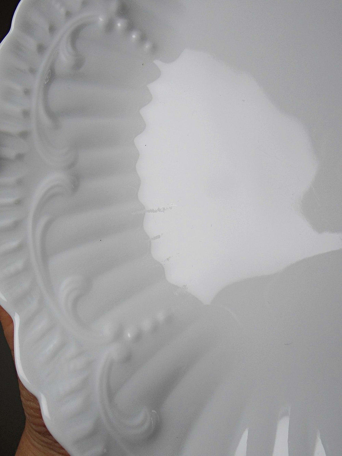 Vintage Platte Chastagner Limoges, Rocaille-Stil
