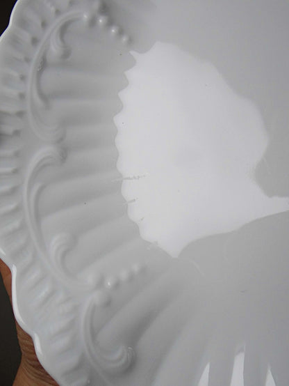 Vintage Platte Chastagner Limoges, Rocaille-Stil
