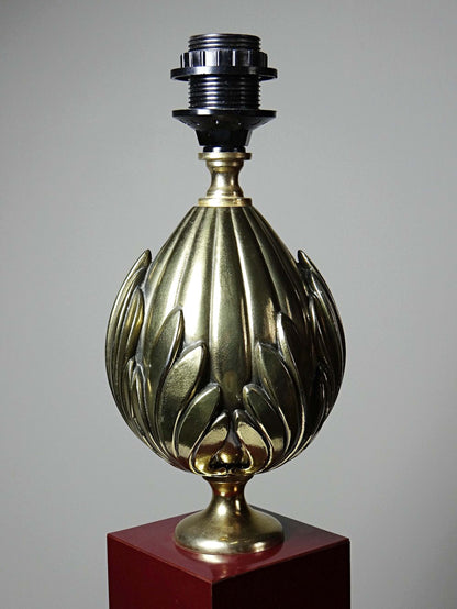 Vintage Tischlampe "Vérone" von Le Dauphin, Messing