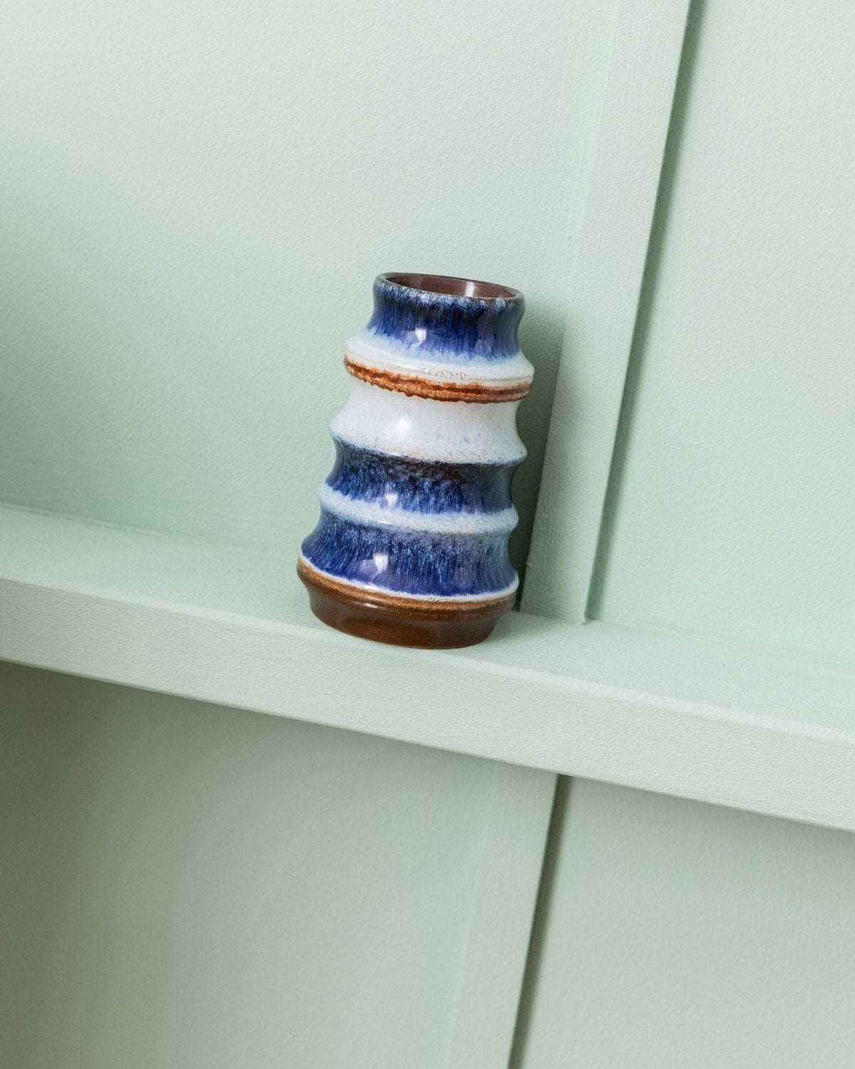 Vase vintage Strehla en céramique design milieu du siècle années 1960