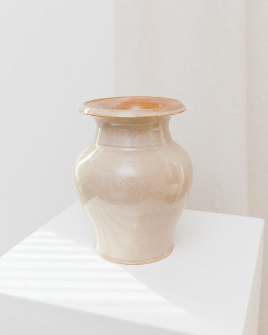 Vintage ceramic vase by Matthias Jäkel Naunhof 80s