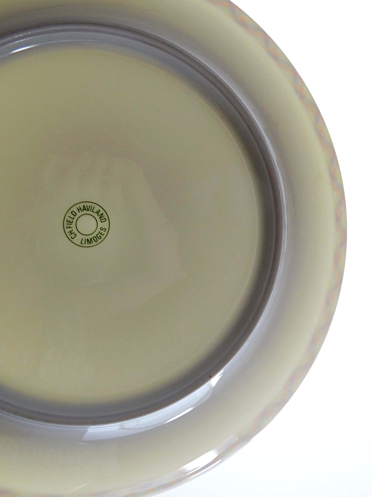 Set von 6 Vintage Teller Porzellan Limoges von CH. Field Haviland