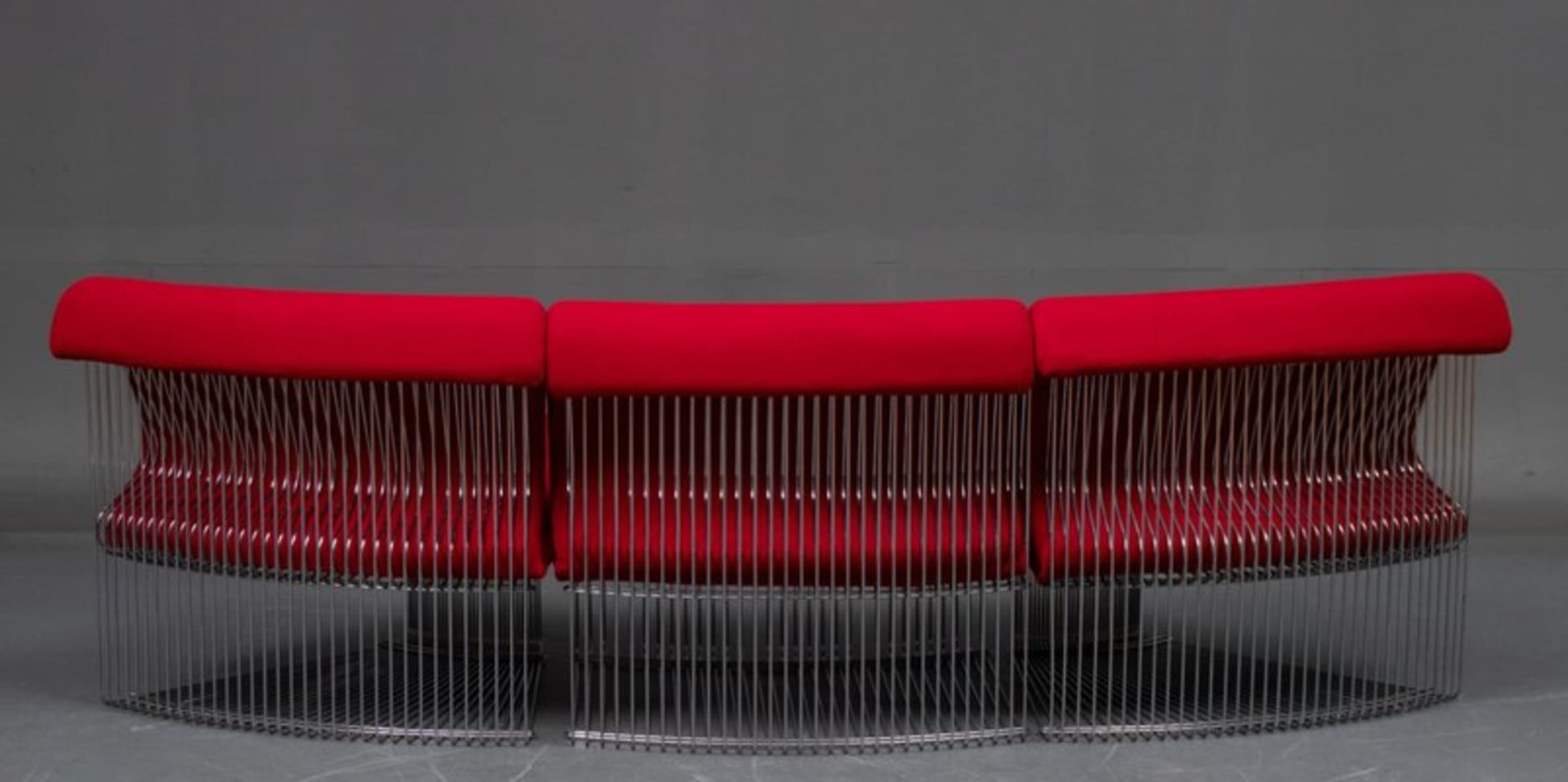 Vintage Lounge-Sessel Pantanova Set von 3 von Verner Panton für Fritz Hansen purpurrot