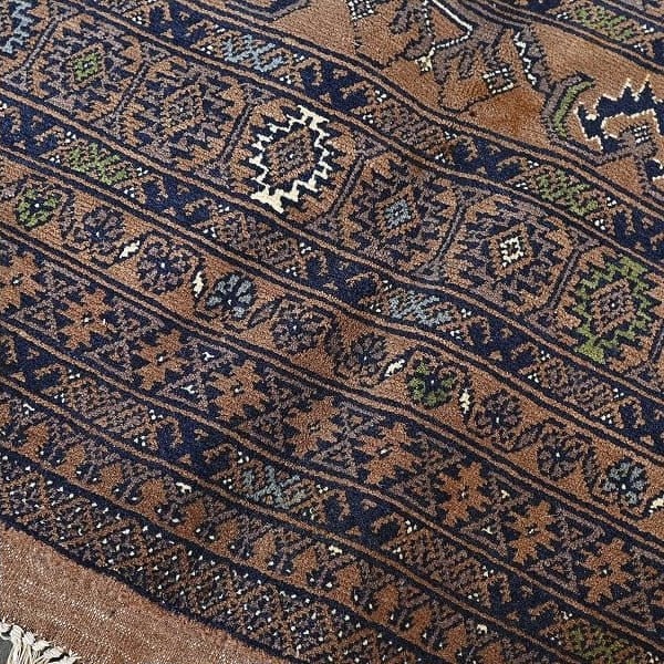 Vintage Teppich Bokhara von Handgeknüpft aus Pakistan