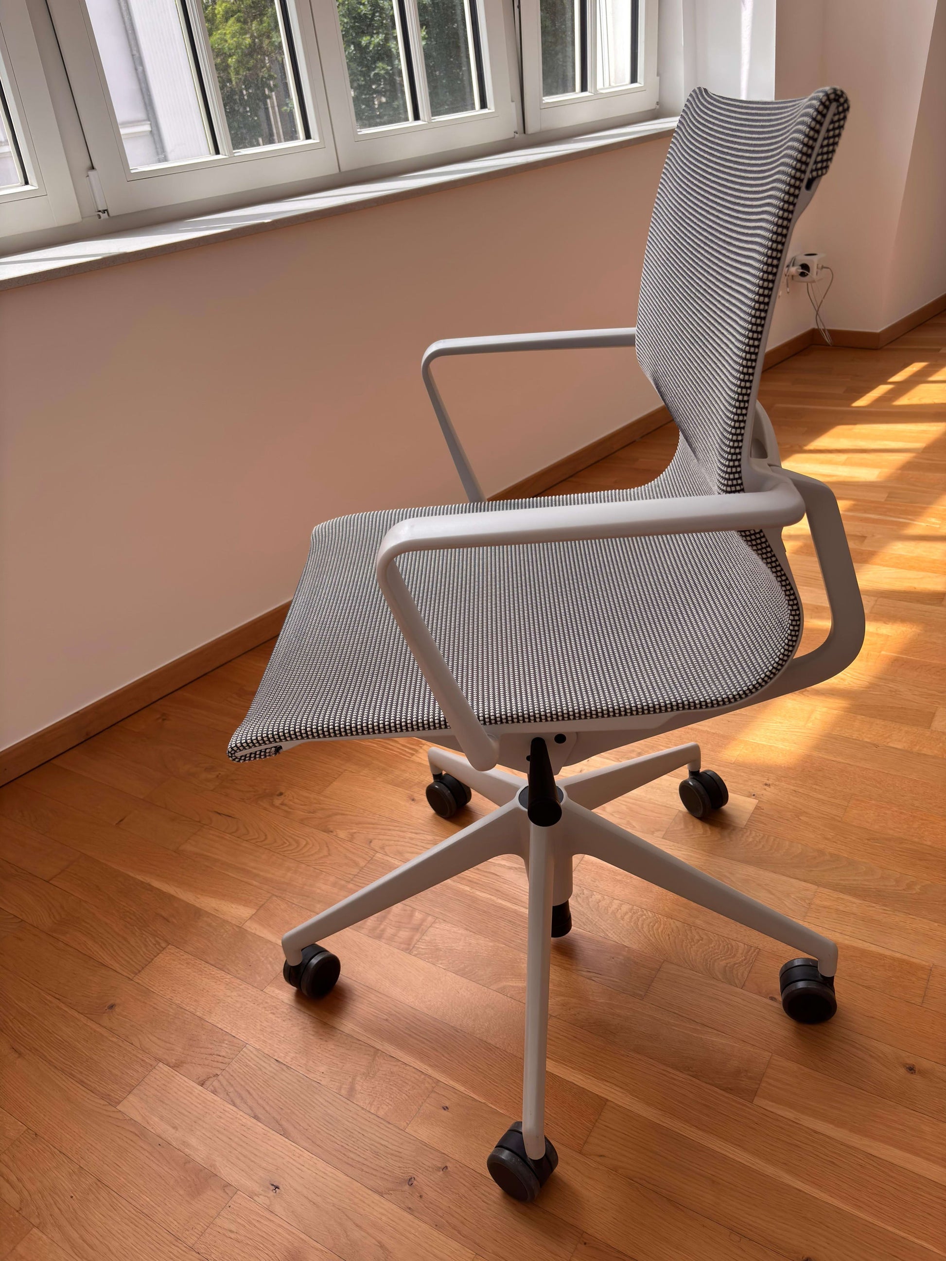 Vintage Bürostuhl "Physix" von Alberto Meda für Vitra in Grau
