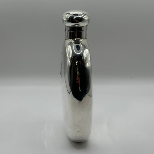 Vintage Silber-Flachmann Birmingham 1885