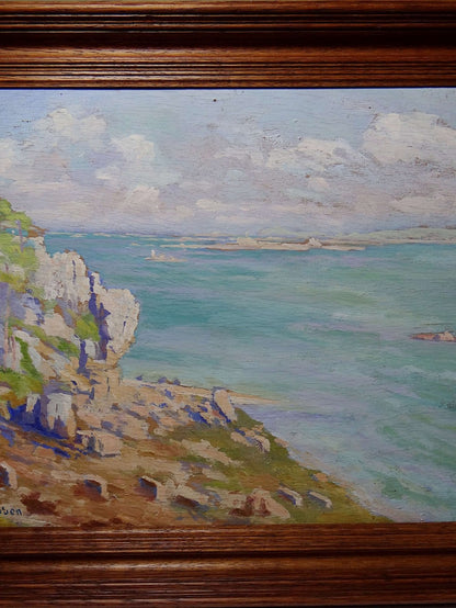 Gemälde von Paul Ruben für Dekoration, Türkis