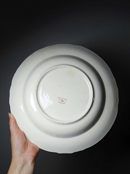 Vintage Servierschale "Pâquerettes" von Longchamp, Art Nouveau