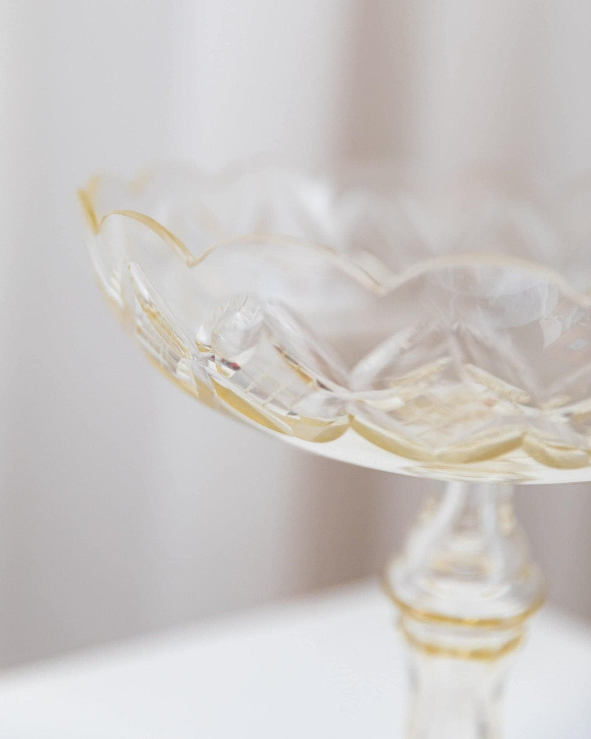 Bol vintage en cristal Art Nouveau Italie années 1910