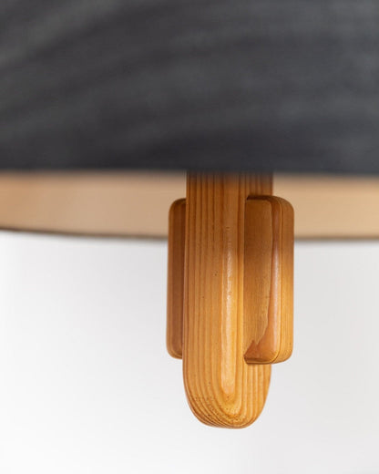 Plafonnier vintage en soie par Temde, design Mid-Century des années 1960