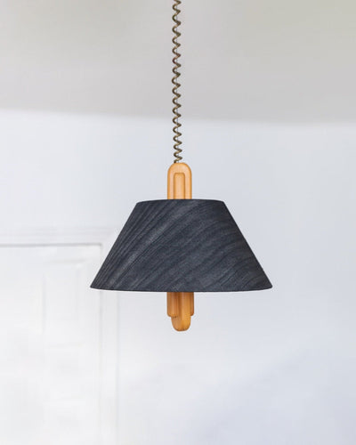 Plafonnier vintage en soie par Temde, design Mid-Century des années 1960