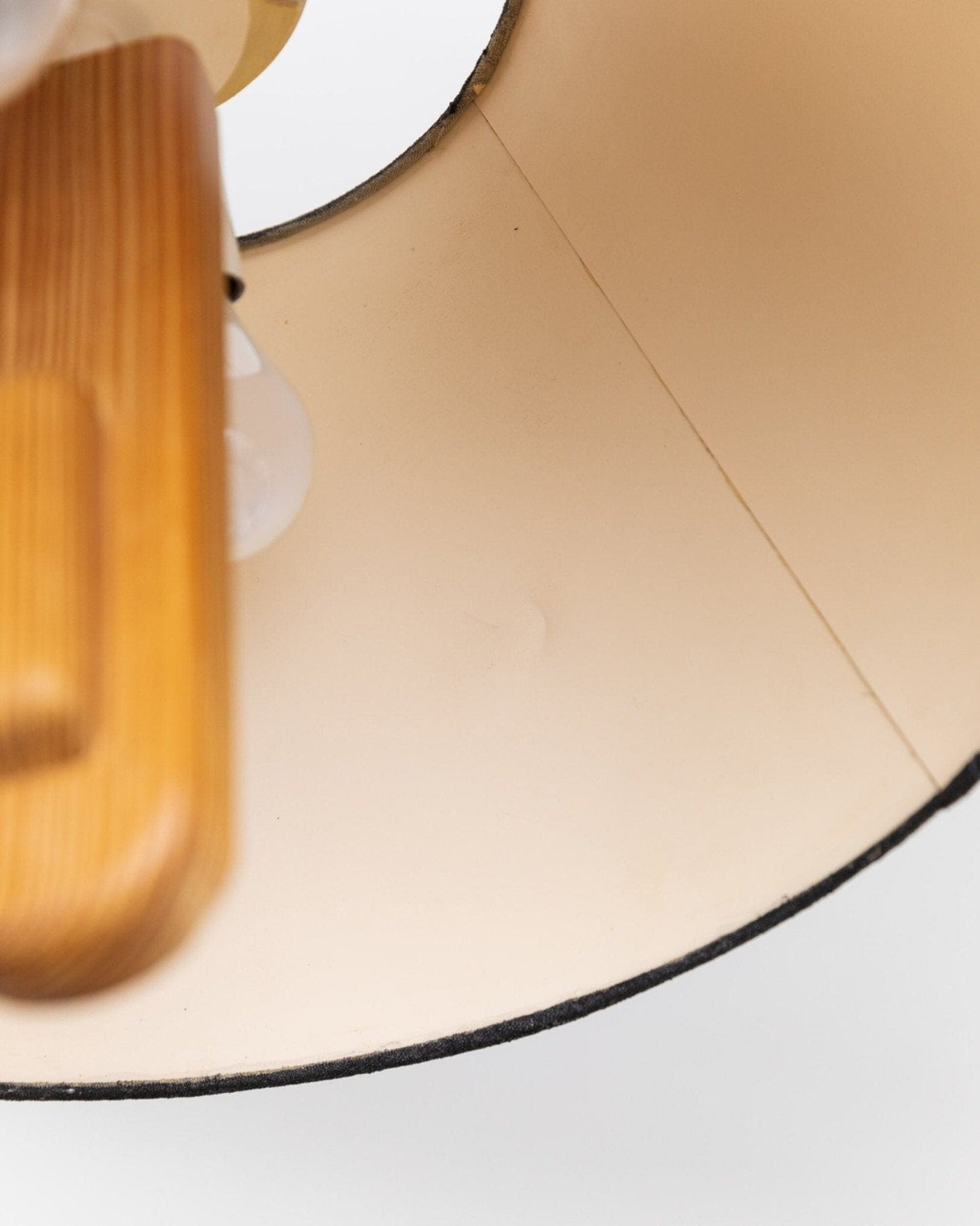 Plafonnier vintage en soie par Temde, design Mid-Century des années 1960