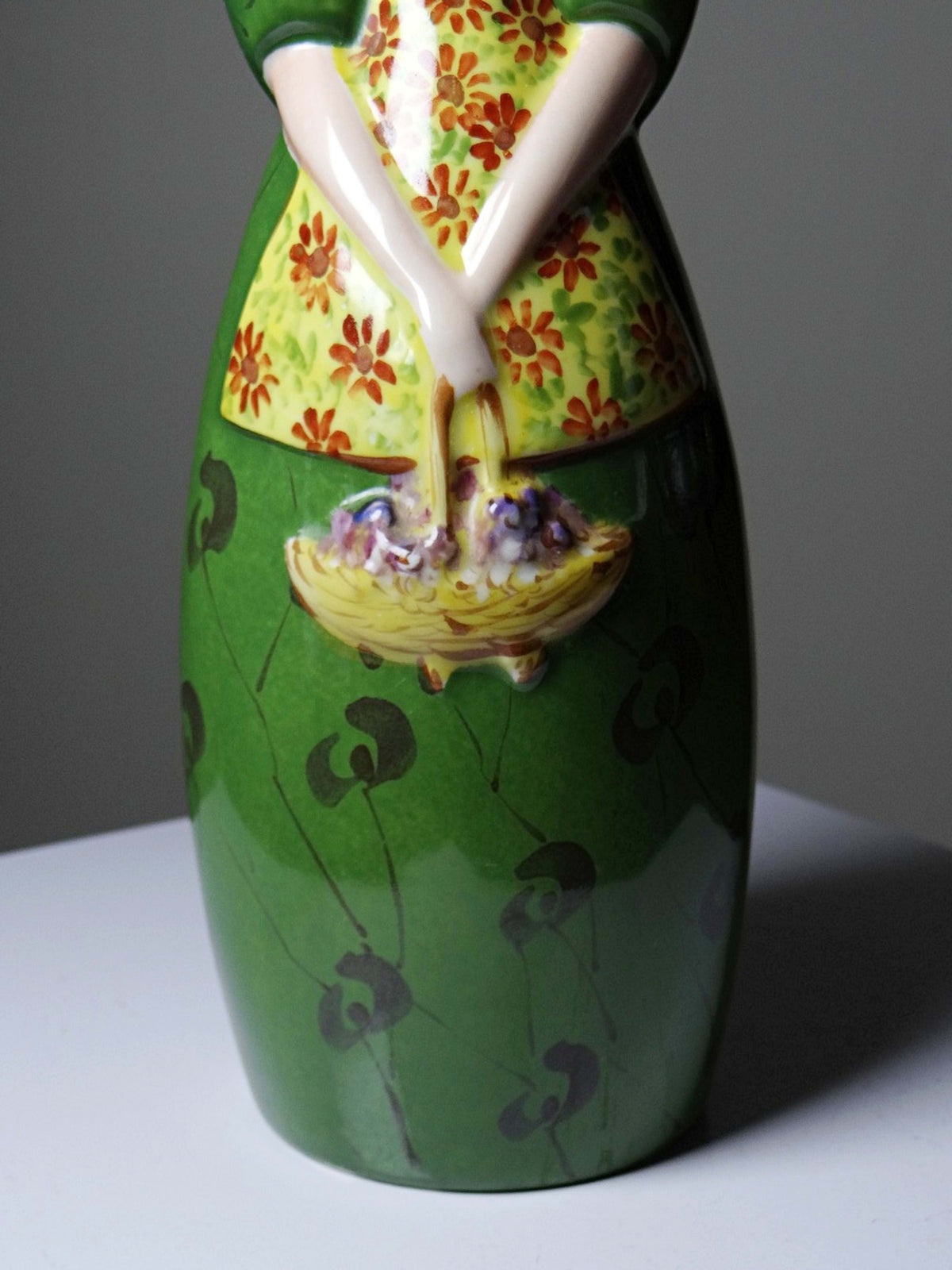Vintage Likörflakon "Guignolet" im Stil von Robj, Porzellan Limoges