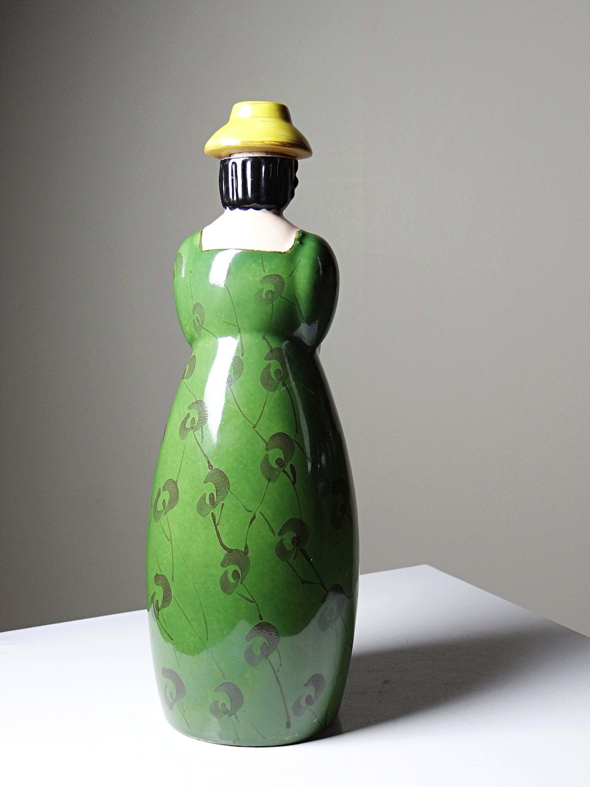 Vintage Likörflakon "Guignolet" im Stil von Robj, Porzellan Limoges