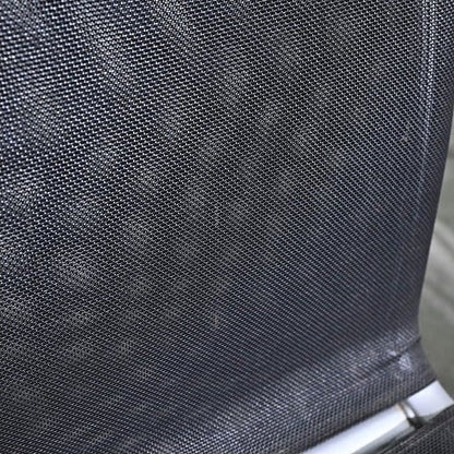 Vintage Stuhl Net Dining Chair von Bontempi Casa Set von 4 stapelbar, Mesh, Schwarz