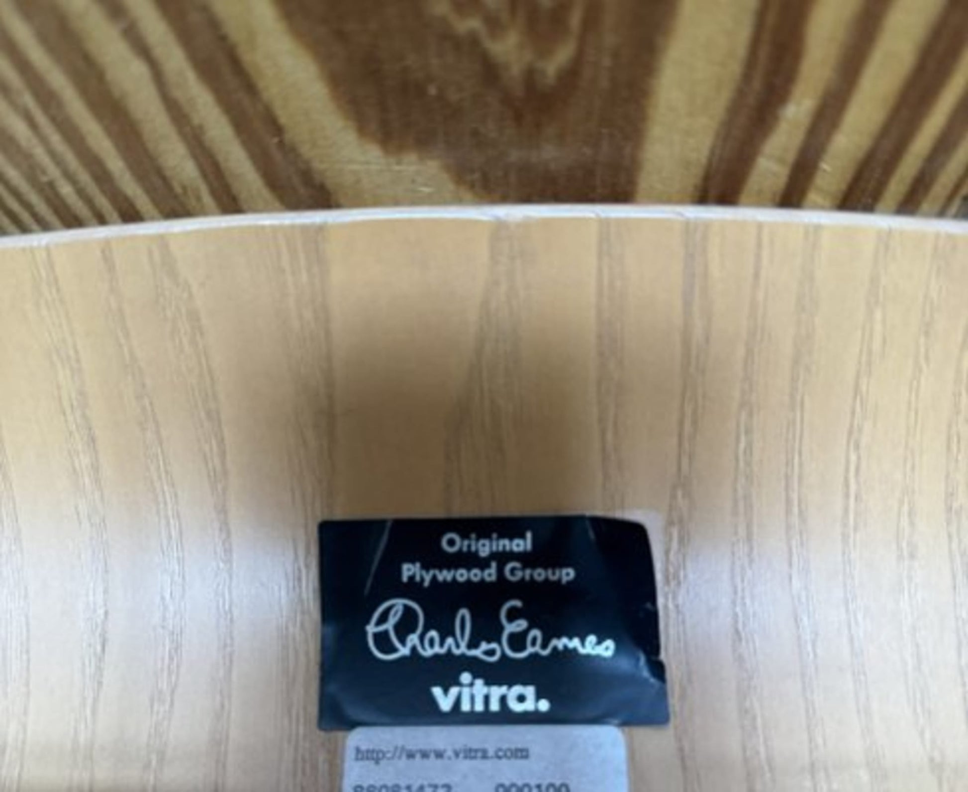 Vintage Stuhl DCW von Charles und Ray Eames für Vitra