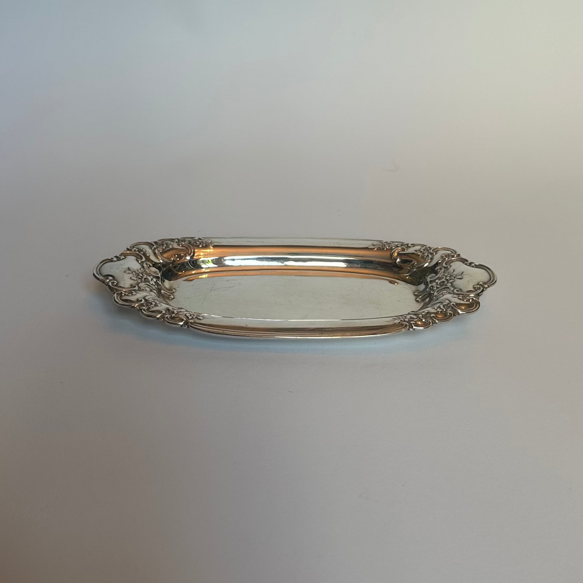 Bol ovale vintage en argent modèle 12792 de Tiffany & Co. de style néoclassique