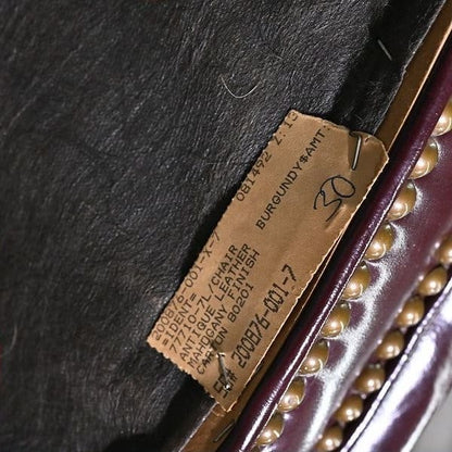 Vintage Sessel Chesterfield Highback von unbekannt für unbekannt, Einzelstück, Knopfheftung