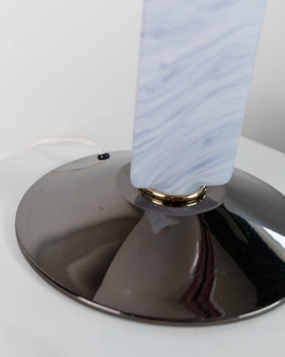 Vintage Tischlampe Murano Glas Memphis Stil Italien 1980er Jahre