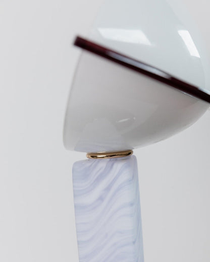 Vintage Tischlampe Murano Glas Memphis Stil Italien 1980er Jahre