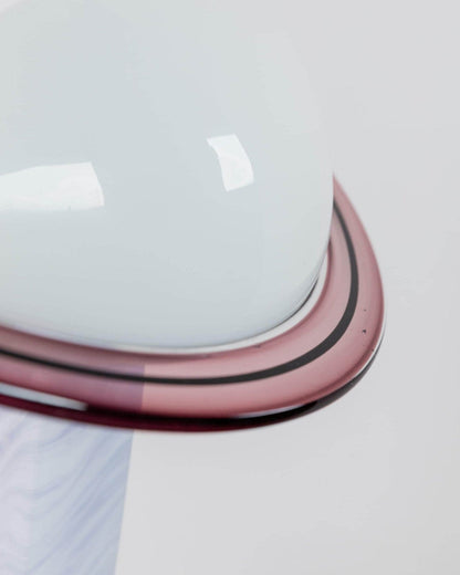 Vintage Tischlampe Murano Glas Memphis Stil Italien 1980er Jahre