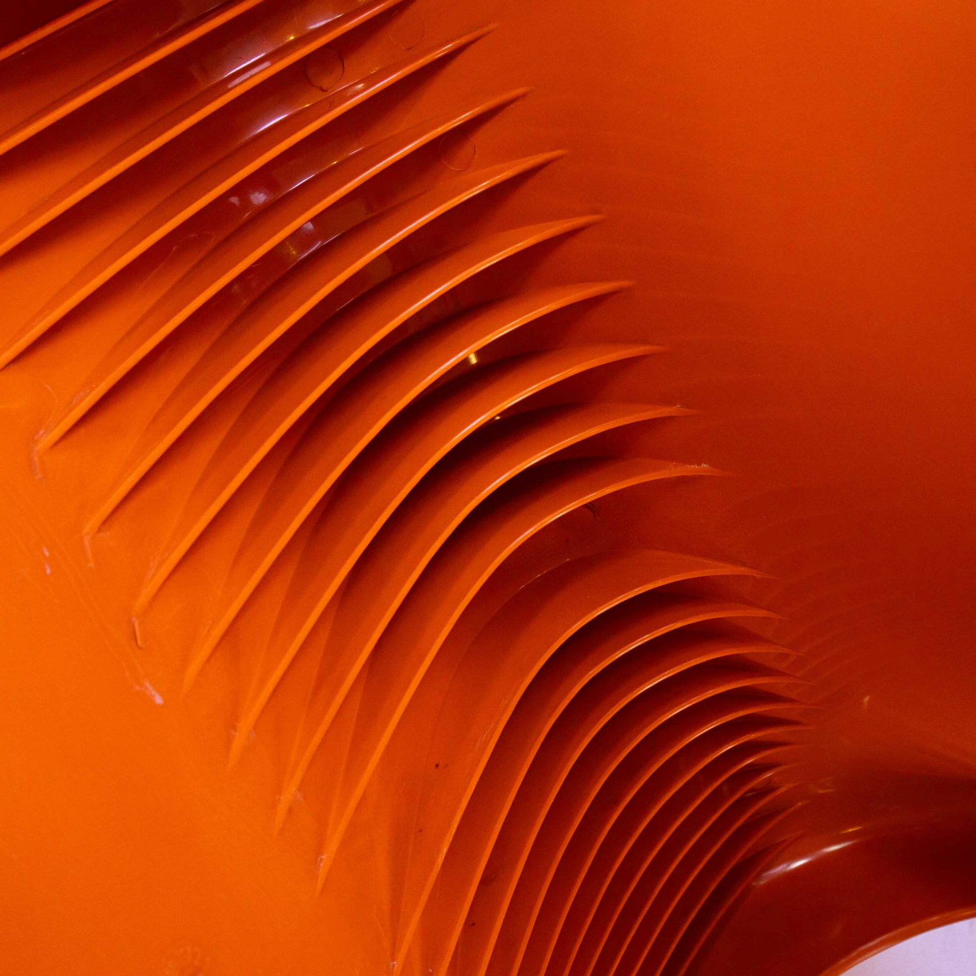 Vintage Stuhl "S-Chair" Set von 2 von Verner Panton für Vitra orange