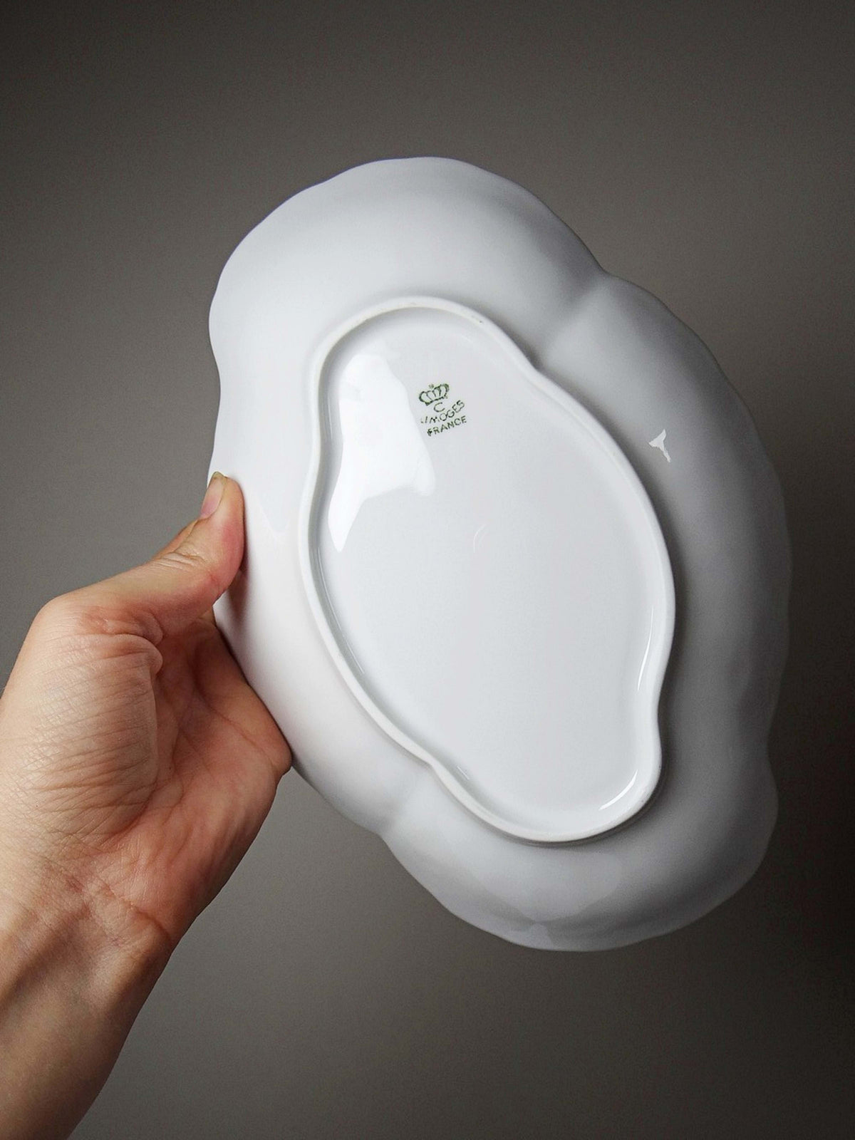 Vintage Schale im Rocaille-Stil von Chastagner Limoges