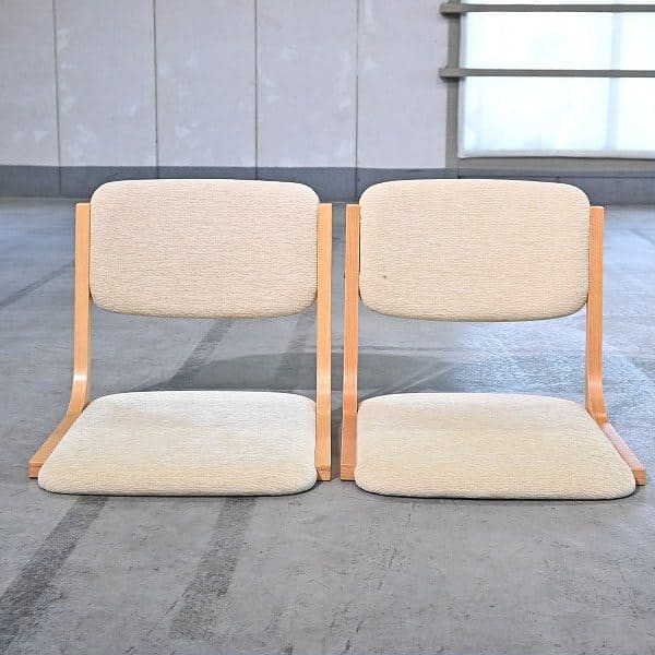 Vintage Zaisu von Tendo Set von 2 stapelbar