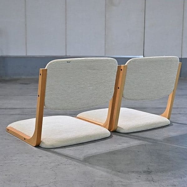 Vintage Zaisu von Tendo Set von 2 stapelbar