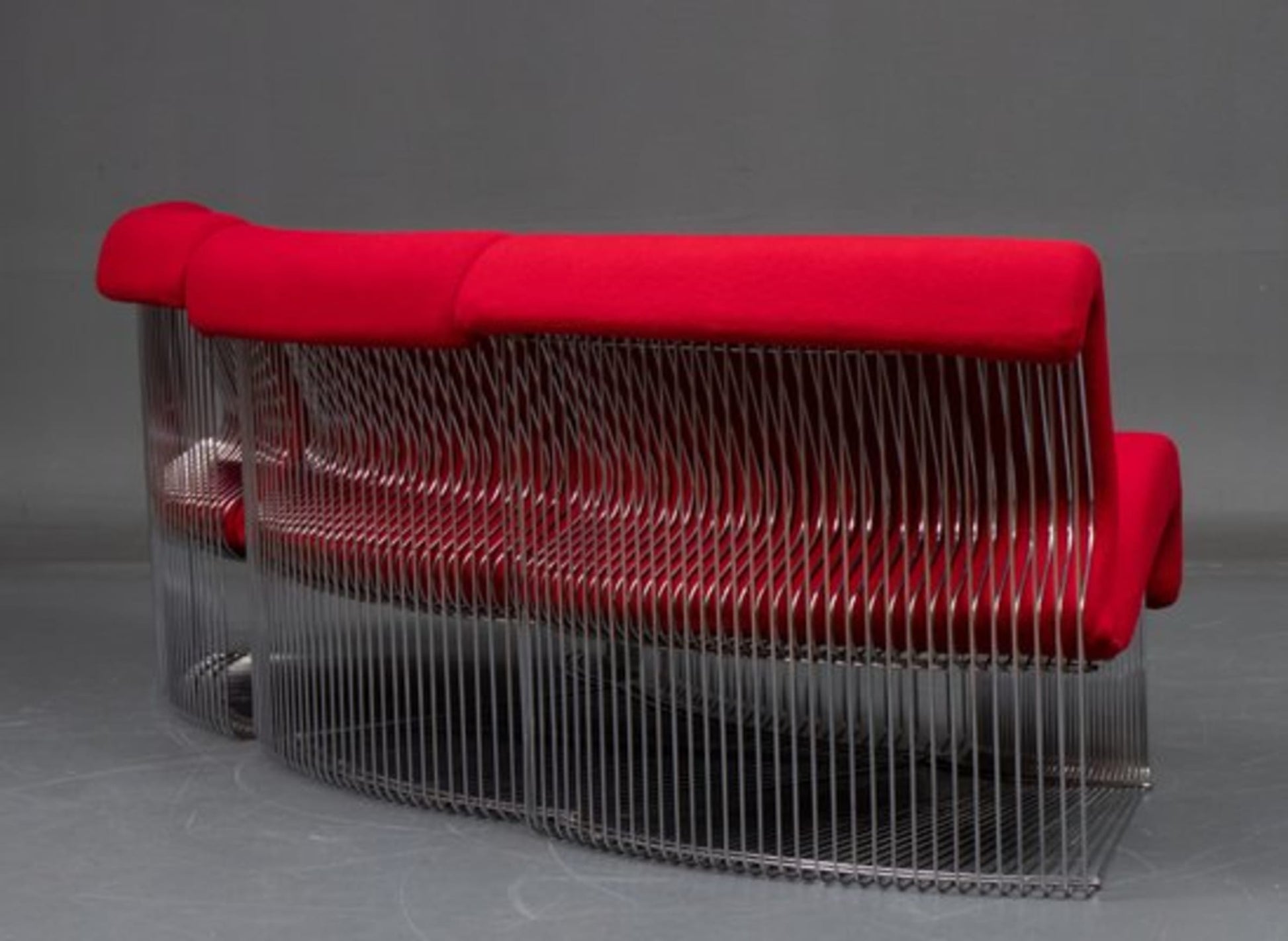 Vintage Lounge-Sessel Pantanova Set von 3 von Verner Panton für Fritz Hansen purpurrot