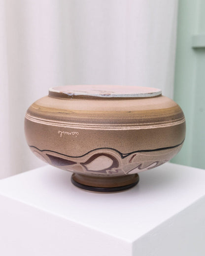 Vintage vase by Cianciolo Noma Messina 1960 mid century design