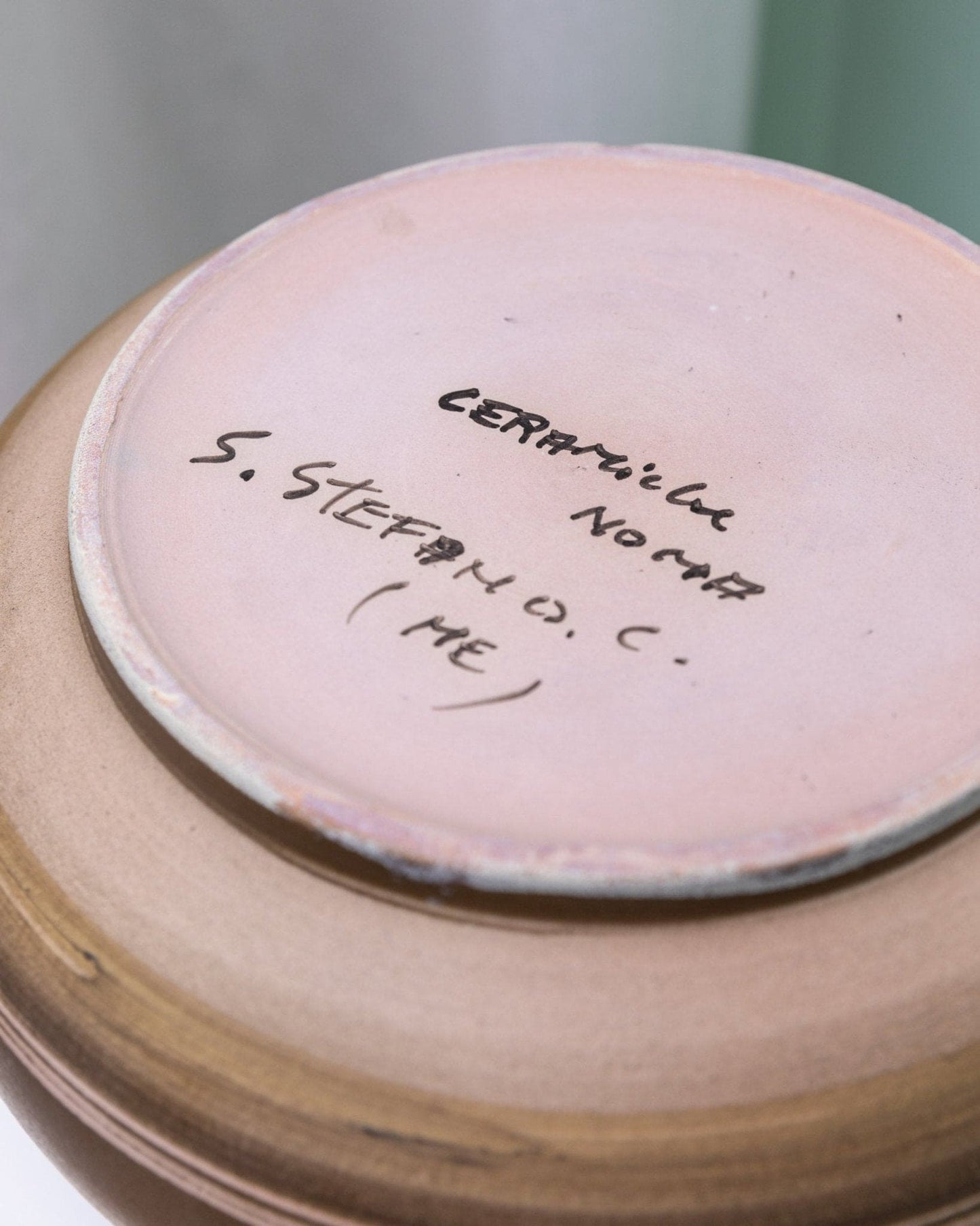 Vintage vase by Cianciolo Noma Messina 1960 mid century design