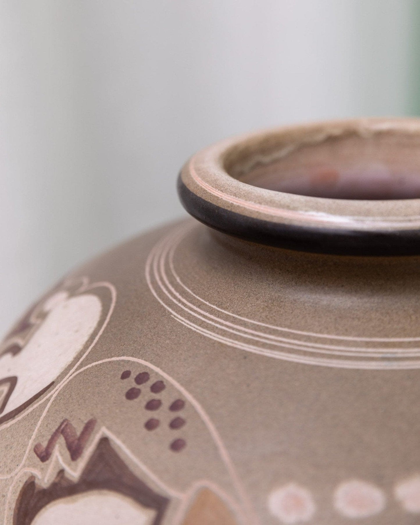 Vintage vase by Cianciolo Noma Messina 1960 mid century design