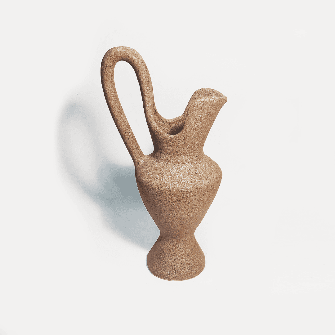 Vase Vintage en Terre Cuite de la très bonne marque Braun