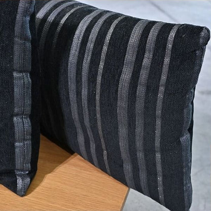 Vintage Kissen Set von 4, gestreift, rechteckig, für Sofa, Bett, Stuhl, gebraucht