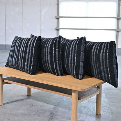 Vintage Kissen Set von 4, gestreift, rechteckig, für Sofa, Bett, Stuhl, gebraucht