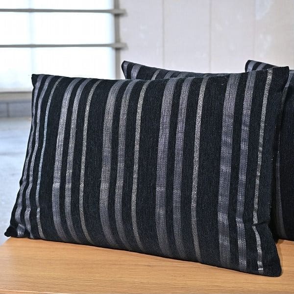 Vintage Kissen Set von 4, gestreift, rechteckig, für Sofa, Bett, Stuhl, gebraucht
