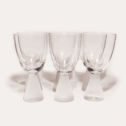 Vintage wine glass Tam Tam by Tam Tam Transparent, opaque Set of 6