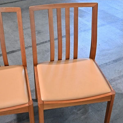 Vintage Esszimmer Set EMINENT STRIPE von KAGURA, Tisch und 4 Stuhl