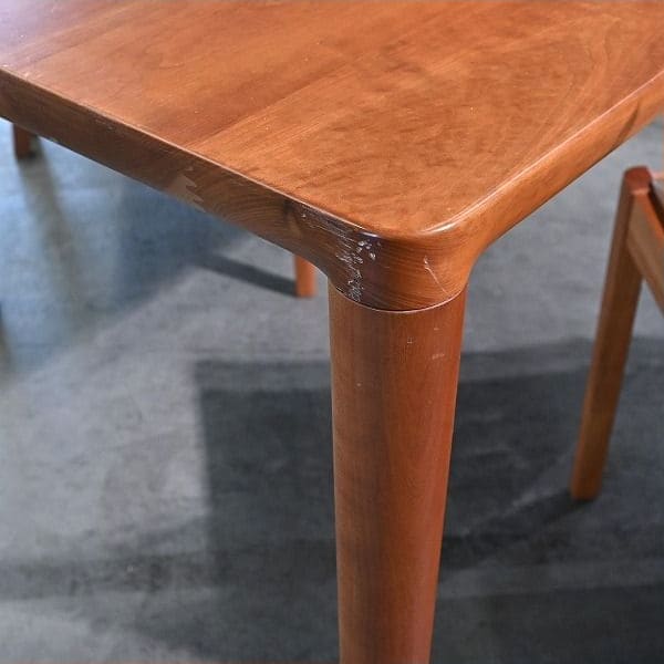 Vintage Esszimmer Set EMINENT STRIPE von KAGURA, Tisch und 4 Stuhl