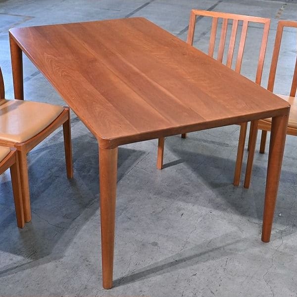 Vintage Esszimmer Set EMINENT STRIPE von KAGURA, Tisch und 4 Stuhl