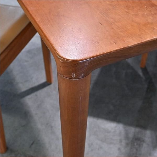Vintage Esszimmer Set EMINENT STRIPE von KAGURA, Tisch und 4 Stuhl