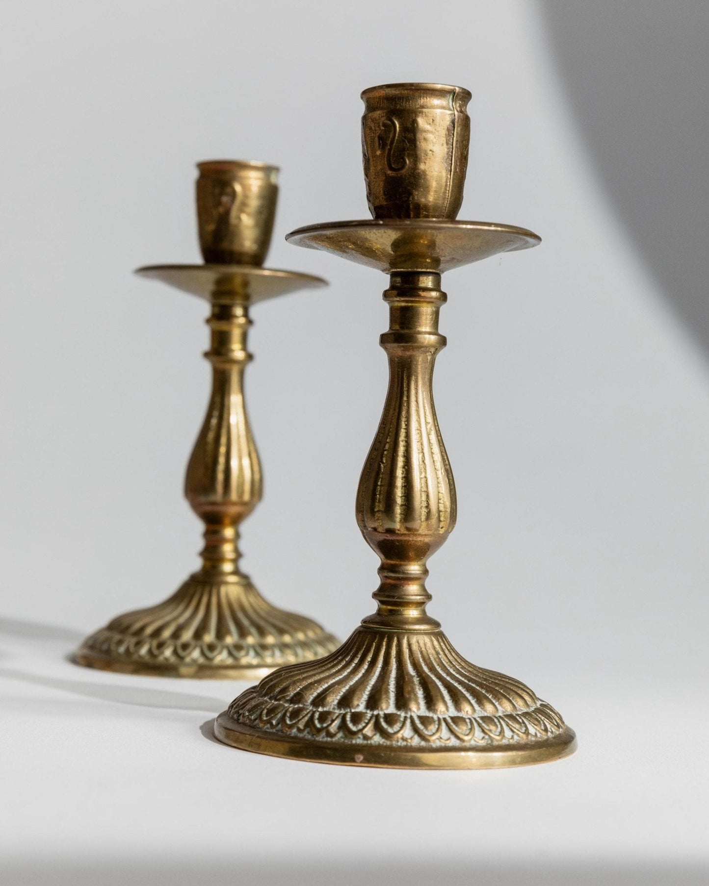Vintage Kerzenhalter Set von 2 klassisch italienisch elegant