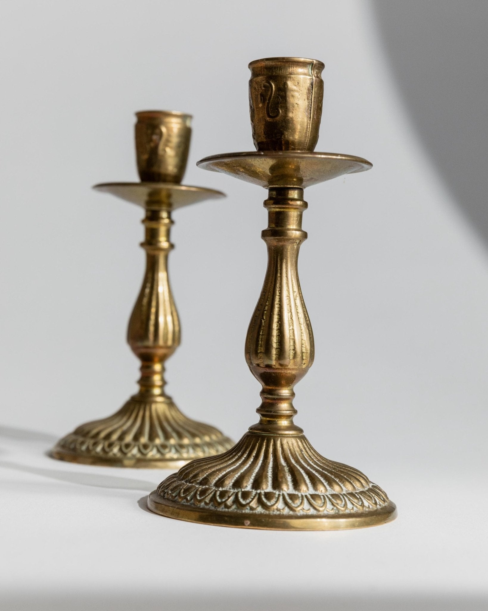 Vintage Kerzenhalter Set von 2 klassisch italienisch elegant
