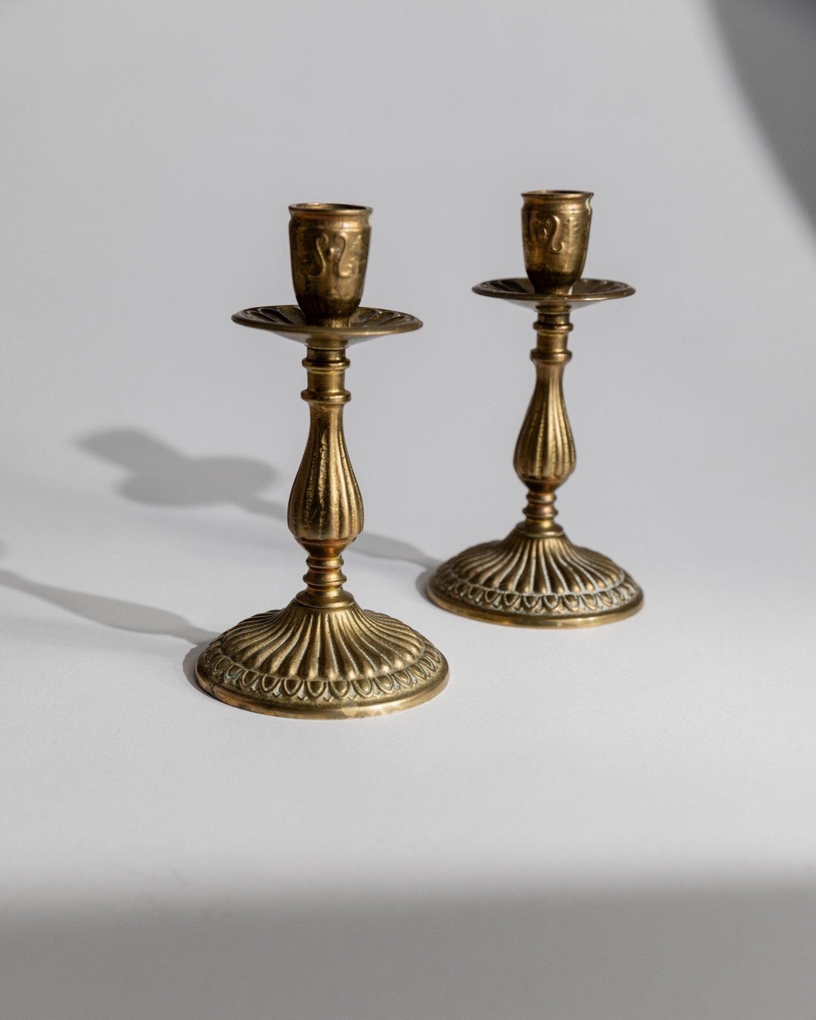 Vintage Kerzenhalter Set von 2 klassisch italienisch elegant