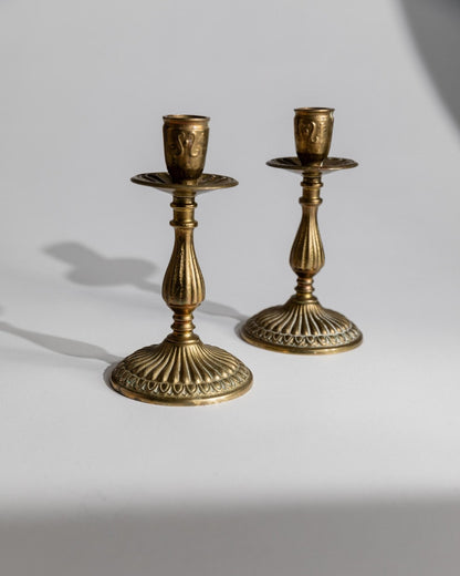 Vintage Kerzenhalter Set von 2 klassisch italienisch elegant